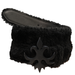 FAUX FUR LOGO BELT